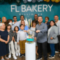 A colorful image celebrating FL Bakery’s Puerto Rico expansion and fifth anniversary in Central Florida